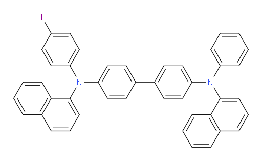 N4-(4-iodophenyl)-N4,N4'-di(naphthalen-1-yl)-N4'-phenyl-[1,1'-biphenyl]-4,4'-diamine