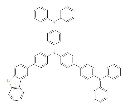 N4-(4-(dibenzo[b,d]selenophen-2-yl)phenyl)-N4-(4-(diphenylamino)phenyl)-N4',N4'-diphenyl-[1,1'-biphenyl]-4,4'-diamine