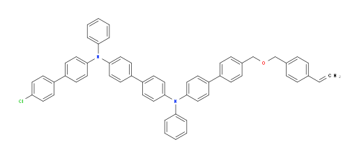 N4-(4'-chloro-[1,1'-biphenyl]-4-yl)-N4,N4'-diphenyl-N4'-(4'-(((4-vinylbenzyl)oxy)methyl)-[1,1'-biphenyl]-4-yl)-[1,1'-biphenyl]-4,4'-diamine