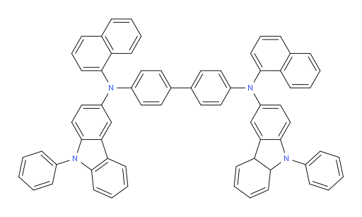 N4,N4'-di(naphthalen-1-yl)-N4-(9-phenyl-9,9a-dihydro-4aH-carbazol-6-yl)-N4'-(9-phenyl-9H-carbazol-3-yl)-[1,1'-biphenyl]-4,4'-diamine