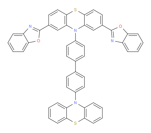 2,2'-(10-(4'-(10H-phenothiazin-10-yl)-[1,1'-biphenyl]-4-yl)-10H-phenothiazine-2,8-diyl)bis(benzo[d]oxazole)