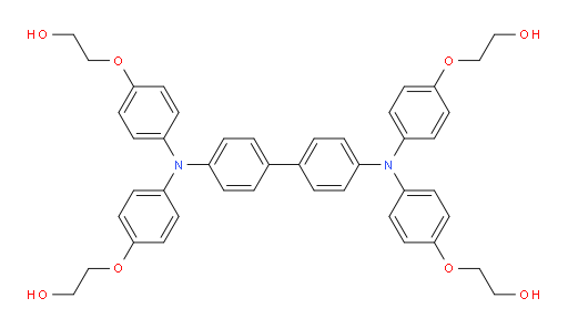 2,2',2'',2'''-((([1,1'-biphenyl]-4,4'-diylbis(azanetriyl))tetrakis(benzene-4,1-diyl))tetrakis(oxy))tetraethanol