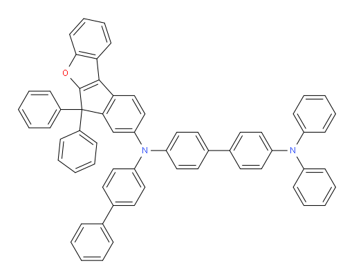 N4-([1,1'-biphenyl]-4-yl)-N4-(6,6-diphenyl-6H-indeno[2,1-b]benzofuran-8-yl)-N4',N4'-diphenyl-[1,1'-biphenyl]-4,4'-diamine