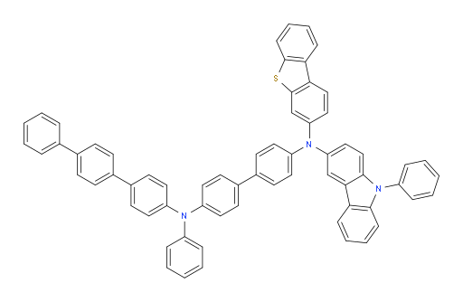 N4-([1,1':4',1''-terphenyl]-4-yl)-N4'-(dibenzo[b,d]thiophen-3-yl)-N4-phenyl-N4'-(9-phenyl-9H-carbazol-3-yl)-[1,1'-biphenyl]-4,4'-diamine