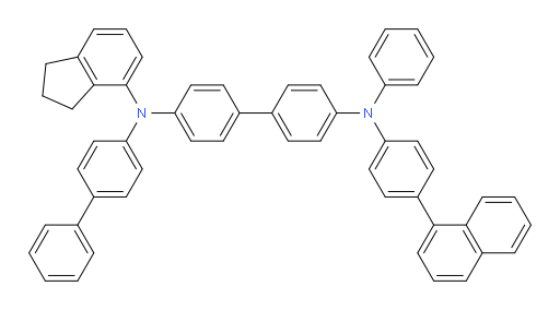 N4-([1,1'-biphenyl]-4-yl)-N4-(2,3-dihydro-1H-inden-4-yl)-N4'-(4-(naphthalen-1-yl)phenyl)-N4'-phenyl-[1,1'-biphenyl]-4,4'-diamine
