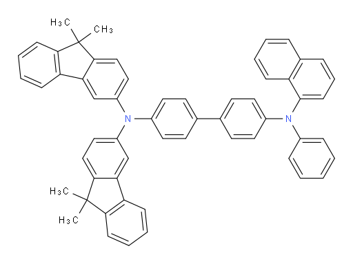 N4,N4-bis(9,9-dimethyl-9H-fluoren-3-yl)-N4'-(naphthalen-1-yl)-N4'-phenyl-[1,1'-biphenyl]-4,4'-diamine