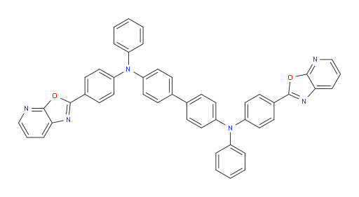 N4,N4'-bis(4-(oxazolo[5,4-b]pyridin-2-yl)phenyl)-N4,N4'-diphenyl-[1,1'-biphenyl]-4,4'-diamine