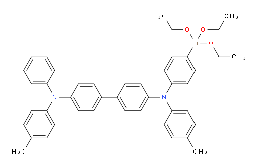 N4-phenyl-N4,N4'-di-p-tolyl-N4'-(4-(triethoxysilyl)phenyl)-[1,1'-biphenyl]-4,4'-diamine