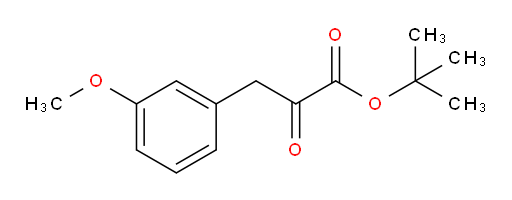 tert-butyl 3-(3-methoxyphenyl)-2-oxopropanoate