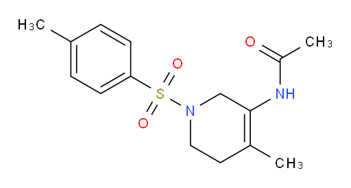 N-(4-methyl-1-tosyl-1,2,5,6-tetrahydropyridin-3-yl)acetamide