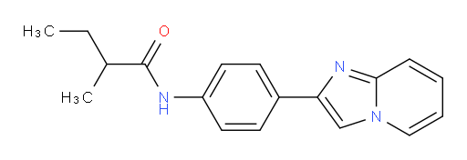 N-(4-(imidazo[1,2-a]pyridin-2-yl)phenyl)-2-methylbutanamide