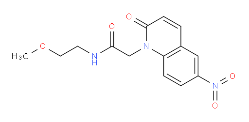 N-(2-methoxyethyl)-2-(6-nitro-2-oxoquinolin-1(2H)-yl)acetamide
