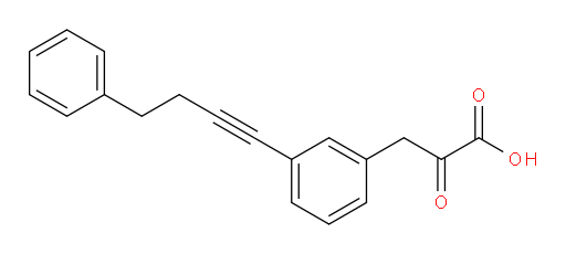 2-oxo-3-(3-(4-phenylbut-1-yn-1-yl)phenyl)propanoic acid