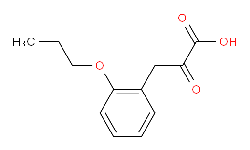 2-oxo-3-(2-propoxyphenyl)propanoic acid