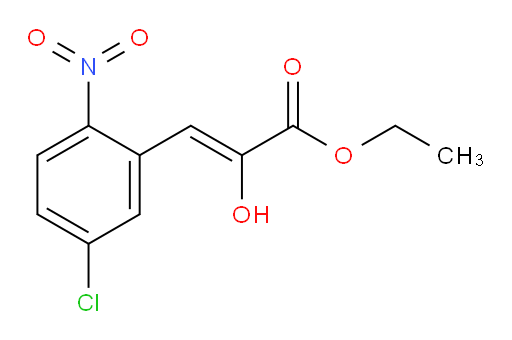 (Z)-ethyl 3-(5-chloro-2-nitrophenyl)-2-hydroxyacrylate