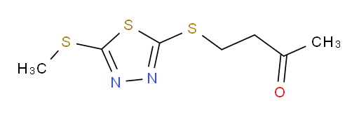 4-((5-(methylthio)-1,3,4-thiadiazol-2-yl)thio)butan-2-one
