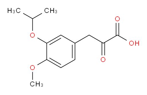 3-(3-isopropoxy-4-methoxyphenyl)-2-oxopropanoic acid