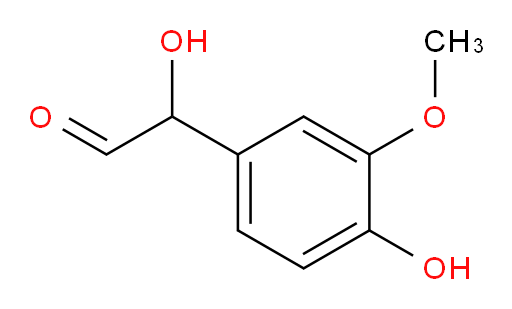 2-hydroxy-2-(4-hydroxy-3-methoxyphenyl)acetaldehyde