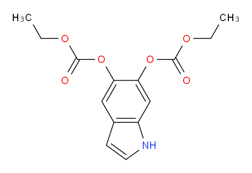 diethyl 1H-indole-5,6-diyl dicarbonate