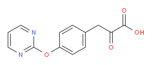 2-oxo-3-(4-(pyrimidin-2-yloxy)phenyl)propanoic acid