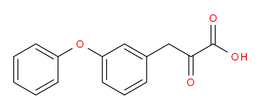 2-oxo-3-(3-phenoxyphenyl)propanoic acid