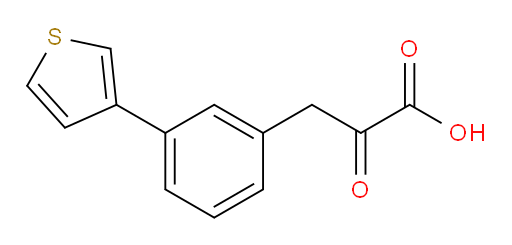 2-oxo-3-(3-(thiophen-3-yl)phenyl)propanoic acid