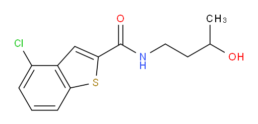 4-chloro-N-(3-hydroxybutyl)benzo[b]thiophene-2-carboxamide