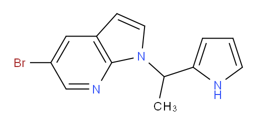1-(1-(1H-pyrrol-2-yl)ethyl)-5-bromo-1H-pyrrolo[2,3-b]pyridine