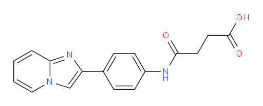4-((4-(imidazo[1,2-a]pyridin-2-yl)phenyl)amino)-4-oxobutanoic acid