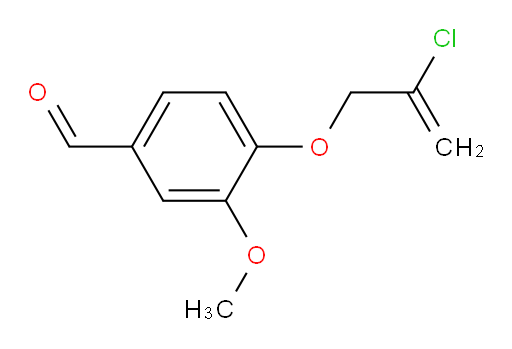 4-((2-chloroallyl)oxy)-3-methoxybenzaldehyde