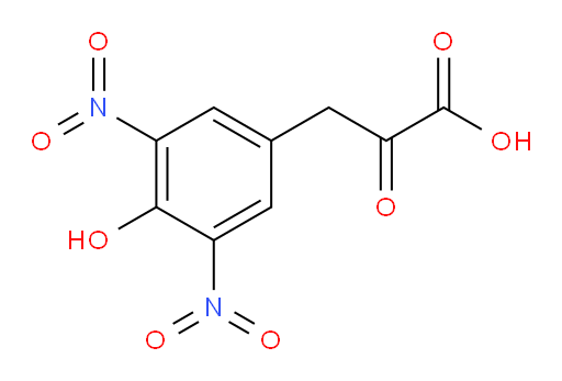 3-(4-hydroxy-3,5-dinitrophenyl)-2-oxopropanoic acid