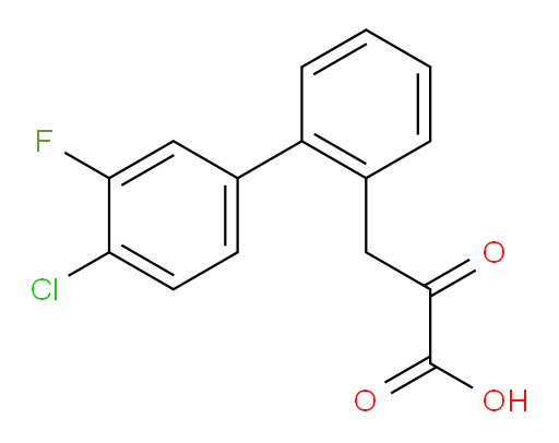 3-(4'-chloro-3'-fluoro-[1,1'-biphenyl]-2-yl)-2-oxopropanoic acid