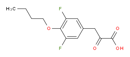 3-(4-butoxy-3,5-difluorophenyl)-2-oxopropanoic acid