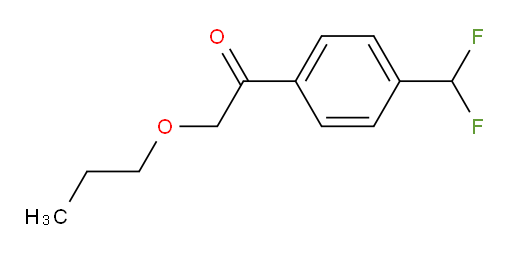 1-(4-(difluoromethyl)phenyl)-2-propoxyethanone