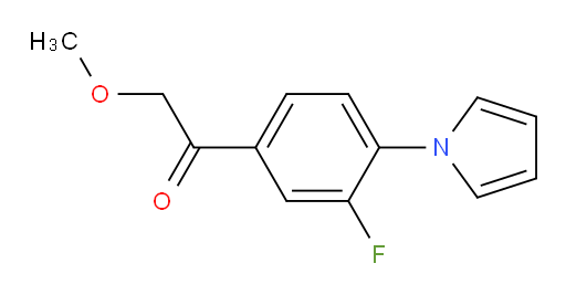 1-(3-fluoro-4-(1H-pyrrol-1-yl)phenyl)-2-methoxyethanone