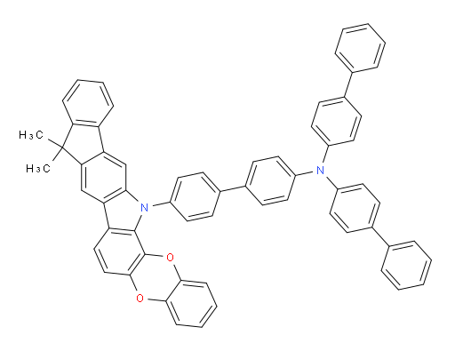 N,N-di([1,1'-biphenyl]-4-yl)-4'-(9,9-dimethylbenzo[5,6][1,4]dioxino[2,3-a]indeno[2,1-h]carbazol-15(9H)-yl)-[1,1'-biphenyl]-4-amine