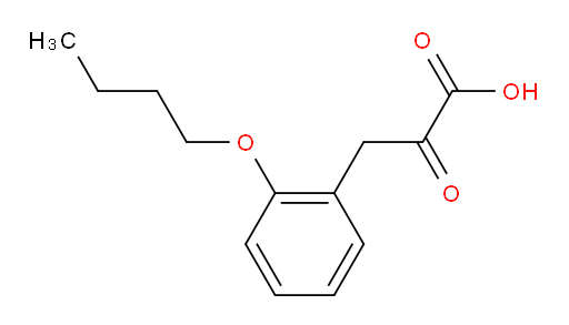 3-(2-butoxyphenyl)-2-oxopropanoic acid