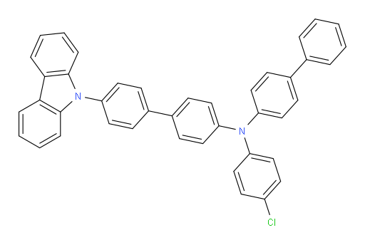 N-([1,1'-biphenyl]-4-yl)-4'-(9H-carbazol-9-yl)-N-(4-chlorophenyl)-[1,1'-biphenyl]-4-amine