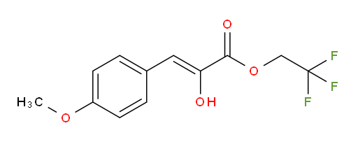 (Z)-2,2,2-trifluoroethyl 2-hydroxy-3-(4-methoxyphenyl)acrylate