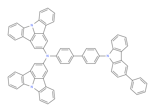 N-(indolo[3,2,1-jk]carbazol-2-yl)-N-(4'-(3-phenyl-9H-carbazol-9-yl)-[1,1'-biphenyl]-4-yl)indolo[3,2,1-jk]carbazol-2-amine