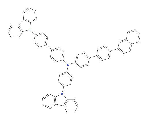 N-(4'-(9H-carbazol-9-yl)-[1,1'-biphenyl]-4-yl)-N-(4-(9H-carbazol-9-yl)phenyl)-4'-(naphthalen-2-yl)-[1,1'-biphenyl]-4-amine