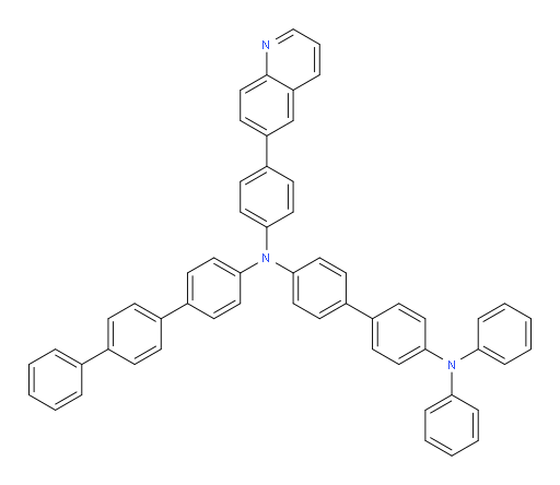 N4-([1,1':4',1''-terphenyl]-4-yl)-N4',N4'-diphenyl-N4-(4-(quinolin-6-yl)phenyl)-[1,1'-biphenyl]-4,4'-diamine