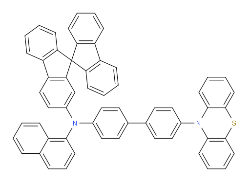 N-(4'-(10H-phenothiazin-10-yl)-[1,1'-biphenyl]-4-yl)-N-(naphthalen-1-yl)-9,9'-spirobi[fluoren]-2-amine