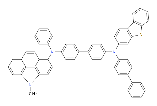 N4-([1,1'-biphenyl]-4-yl)-N4-(dibenzo[b,d]thiophen-3-yl)-N4'-(4-methyl-4H-benzo[def]carbazol-1-yl)-N4'-phenyl-[1,1'-biphenyl]-4,4'-diamine