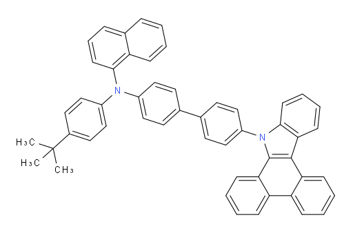 N-(4'-(9H-dibenzo[a,c]carbazol-9-yl)-[1,1'-biphenyl]-4-yl)-N-(4-(tert-butyl)phenyl)naphthalen-1-amine