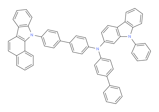 N-(4'-(11H-benzo[a]carbazol-11-yl)-[1,1'-biphenyl]-4-yl)-N-([1,1'-biphenyl]-4-yl)-9-phenyl-9H-carbazol-2-amine