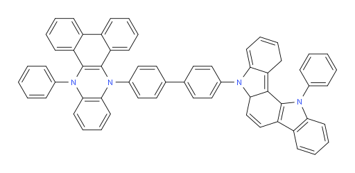 9-phenyl-14-(4'-(12-phenylindolo[3,2-a]carbazol-5(1H,5aH,12H)-yl)-[1,1'-biphenyl]-4-yl)-9,14-dihydrodibenzo[a,c]phenazine