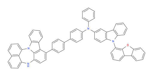 N-(4'-(4H-naphtho[1',8':5,6,7][1,4]diazepino[3,2,1-jk]carbazol-7-yl)-[1,1'-biphenyl]-4-yl)-9-(dibenzo[b,d]furan-4-yl)-N-phenyl-9H-carbazol-3-amine