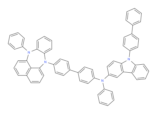 9-([1,1'-biphenyl]-4-yl)-N-phenyl-N-(4'-(12-phenylbenzo[b]naphtho[1,8-ef][1,4]diazepin-7(12H)-yl)-[1,1'-biphenyl]-4-yl)-9H-carbazol-3-amine