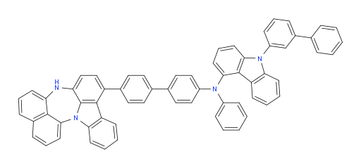 N-(4'-(4H-naphtho[1',8':5,6,7][1,4]diazepino[3,2,1-jk]carbazol-7-yl)-[1,1'-biphenyl]-4-yl)-9-([1,1'-biphenyl]-3-yl)-N-phenyl-9H-carbazol-4-amine